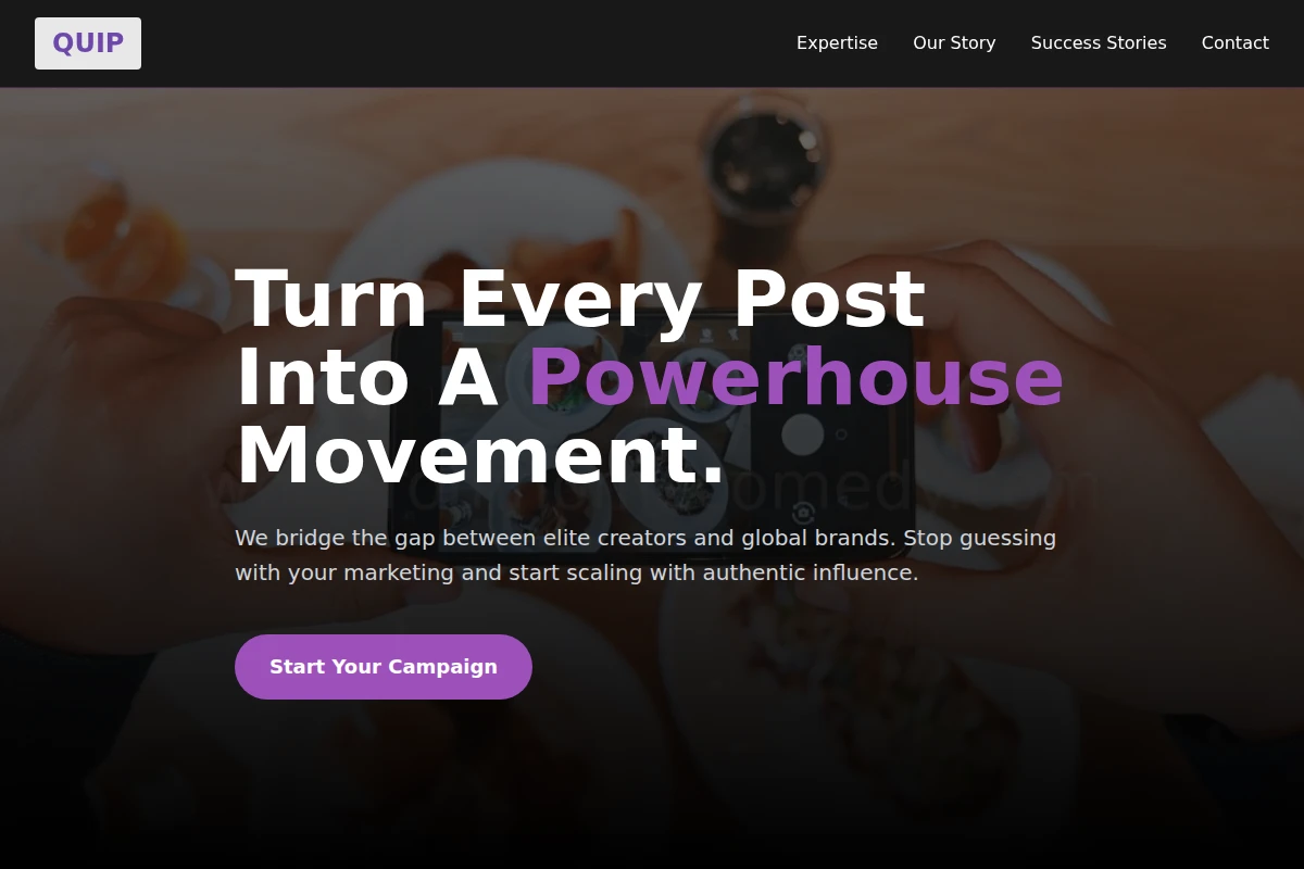 Quip Influencer Marketing