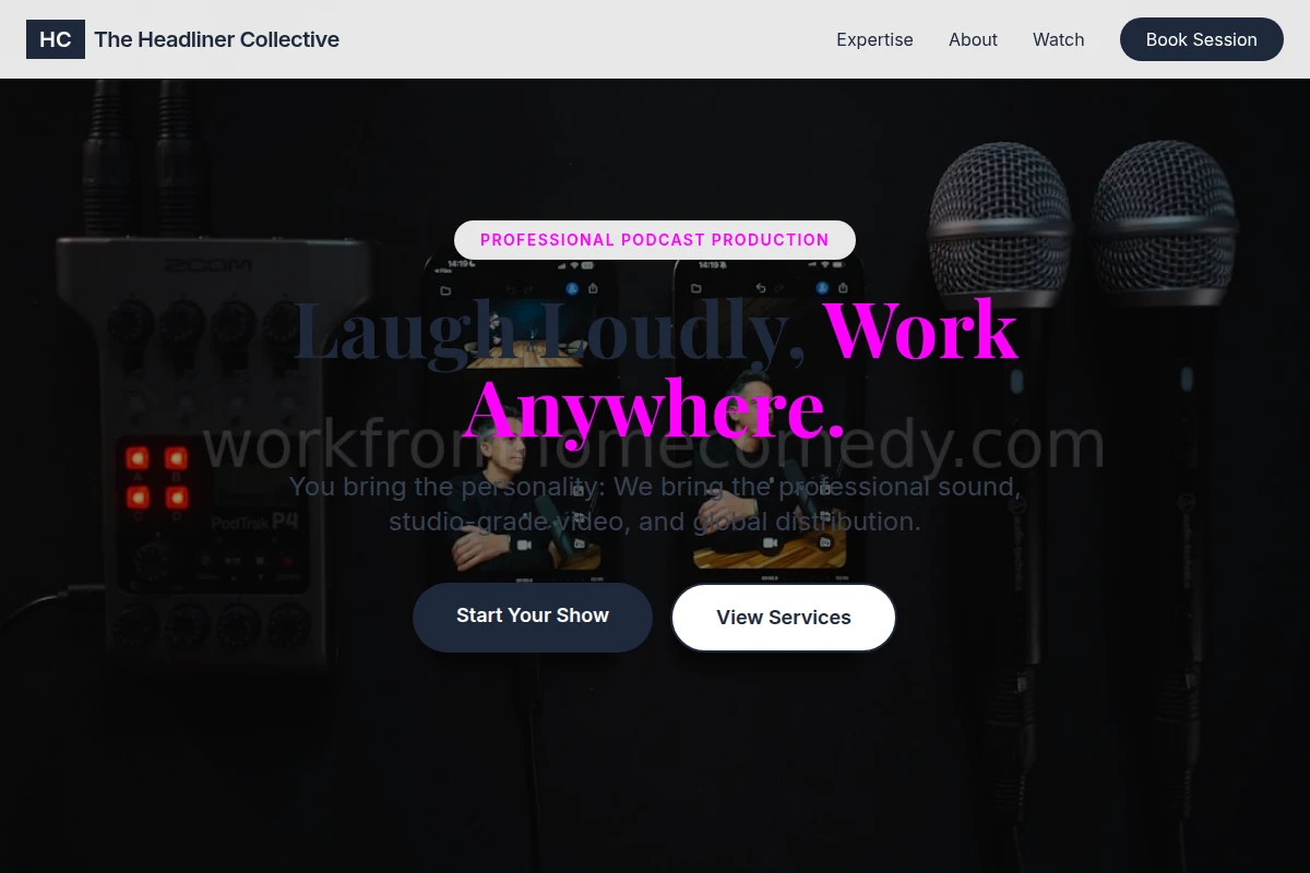 Clowning Podcast Production